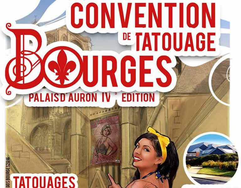 Convention de tatouage de Bourges les 23 et 24 juin 2018 au Palais des Congrès